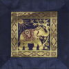 Capa de Almofada Indiana 40x40 Elefante azul