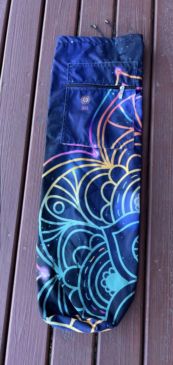 Bolsa de Yoga Estampada para Tapete com Bolso - Image 2