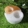 Porta Velas Selenita Yin Yang - Imagem 2